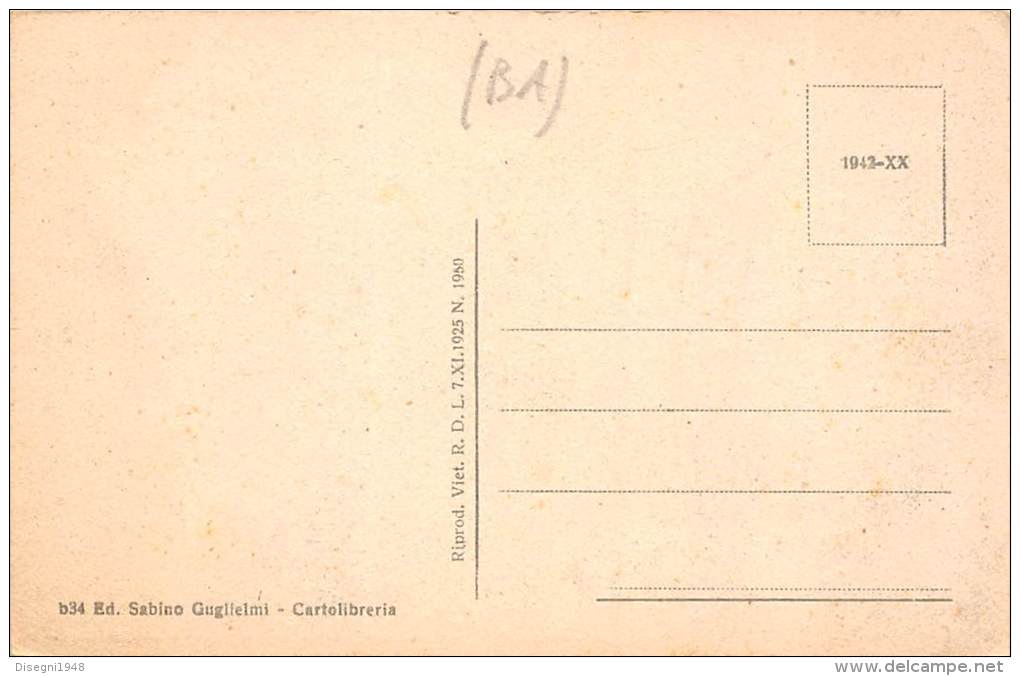 04484 "ANDRIA (BT) - CASA LITTORIA" ANIMATA. CART. POST. ILL. ORIG. NON SPEDITA. - Andria