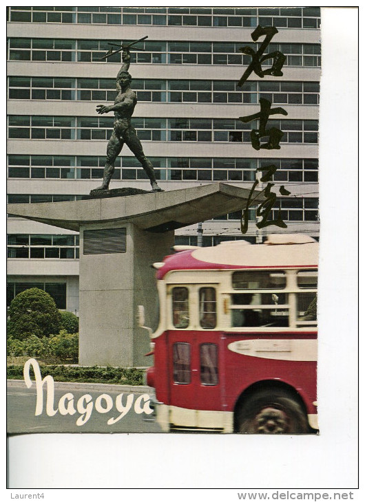 (PF 431) Japan -Nagoya Bus And Statue - Nagoya