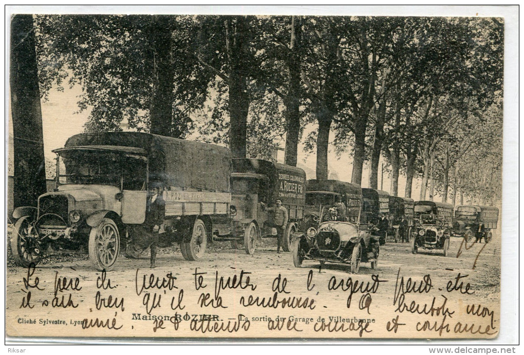 CAMION(VILLEURBANNE) MAISON ROZIER - Camions & Poids Lourds