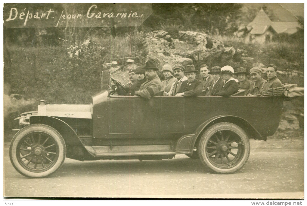 AUTOCAR(CARTE PHOTO) GAVARNIE - Bus & Autocars