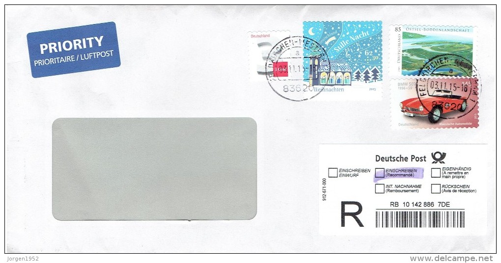 GERMANY  # REGISTRERED LETTER - Enveloppes - Oblitérées