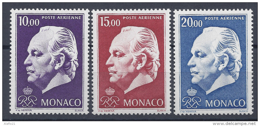 MONACO - PA N° 97 à 99 - NEUFS SANS CHARNIÈRE - Poste Aérienne