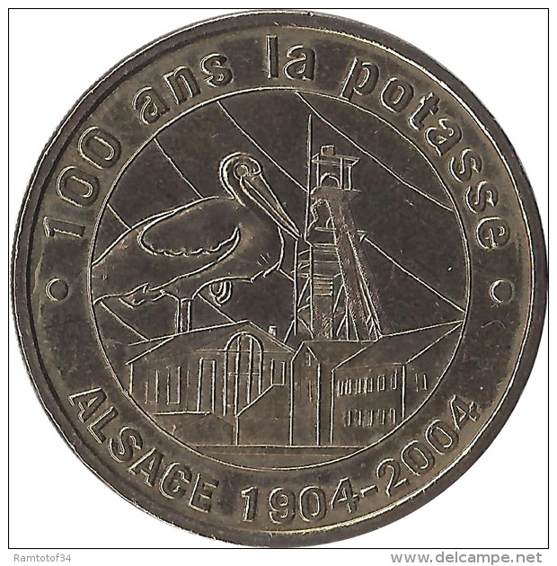 2004 MDP147 - UNGERSHEIM - La Potasse 100 ANS / MONNAIE DE PARIS - 2004