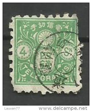 Japon Télégraphe N°4 Cote 50 Euros - Telegraafzegels