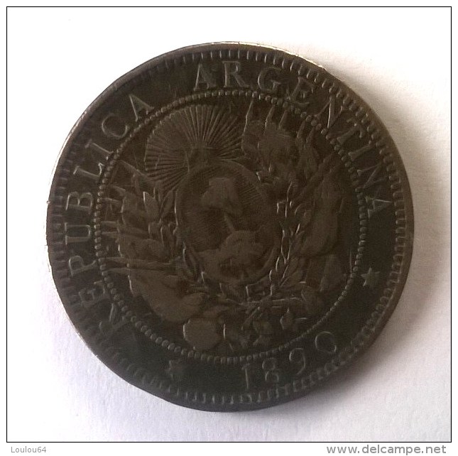Monnaie - Argentine - 2 Centavos 1890 - - Argentine