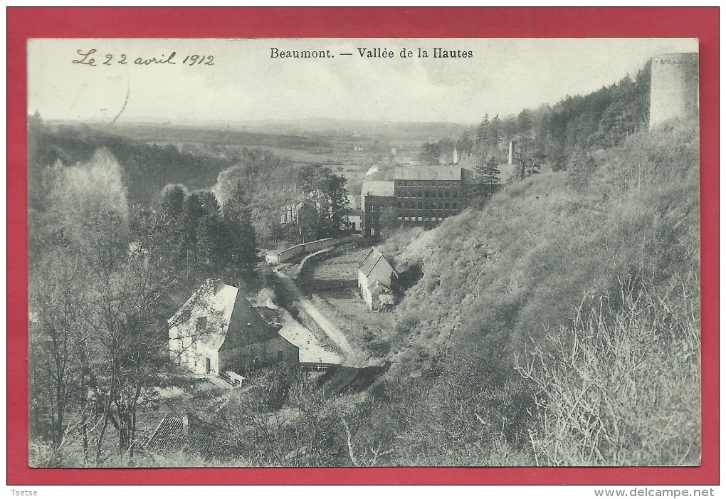 Beaumont - Vallée De La Hautes - 1912 - Edtion Mertens, Beaumont ( Voir Verso ) - Beaumont