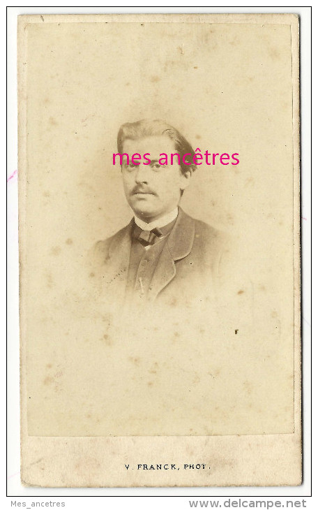 CDV En 1866- Identifiée Et Dédicacée à Valéry DEMONGE Par Grillet? Photo Franck à Saint Dié Des Vosges - Anciennes (Av. 1900)