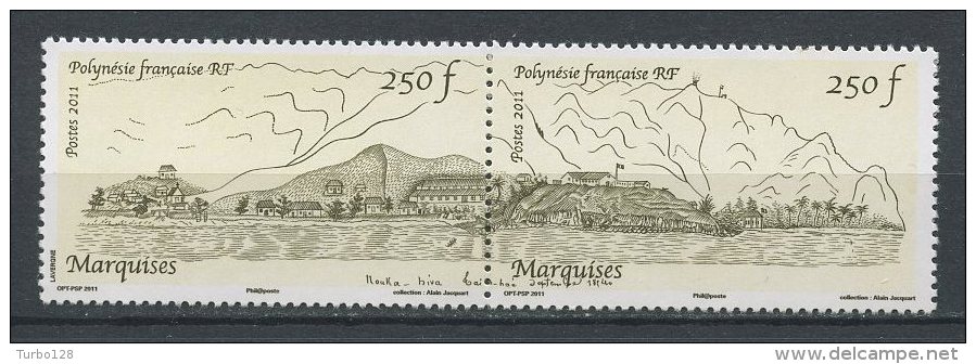 POLYNESIE 2011 N° 973/974 ** Neufs = MNH  Superbes Les Marquises Vues Littoral - Neufs