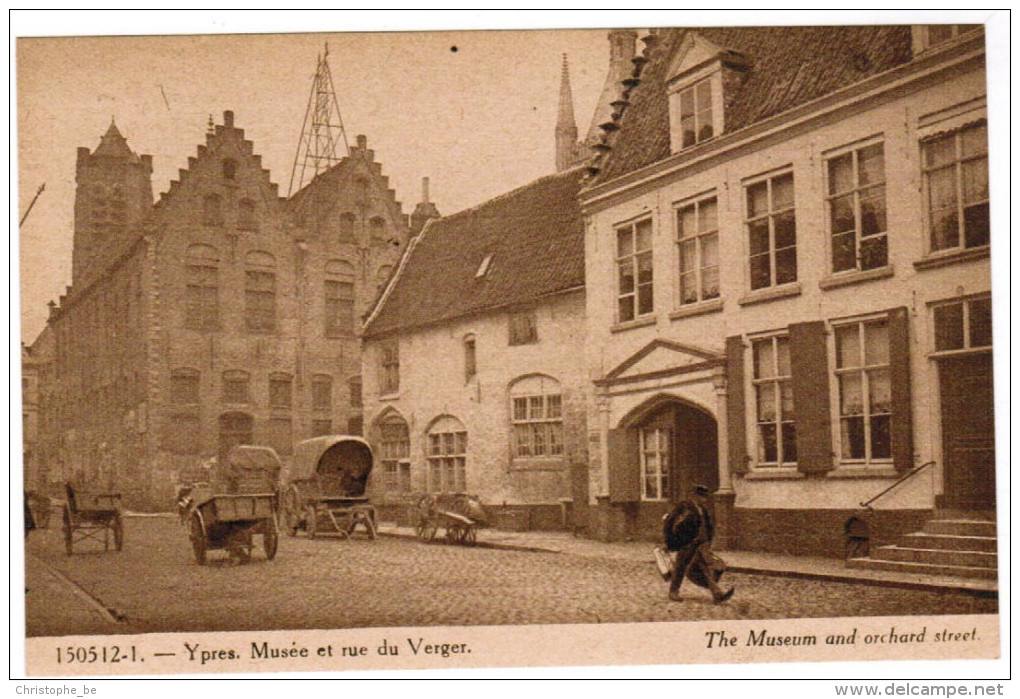 Ieper, Ypres, Musée Et Rue Du Verger (pk27190) - Ieper