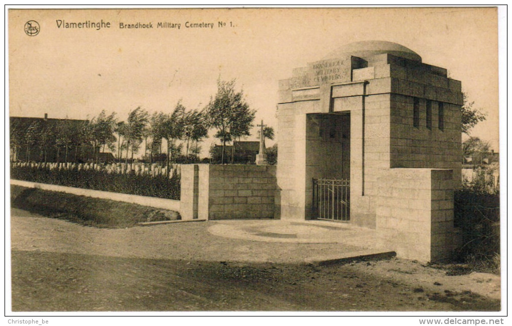 Vlamertinge, Vlamertinghe, Brandhoek Military Cimetery N°1 (pk27197) - Poperinge