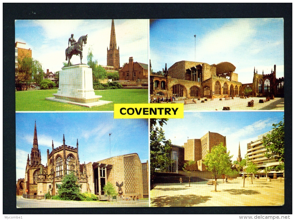 ENGLAND  -  Coventry  Multi View  Unused Postcard As Scan - Coventry