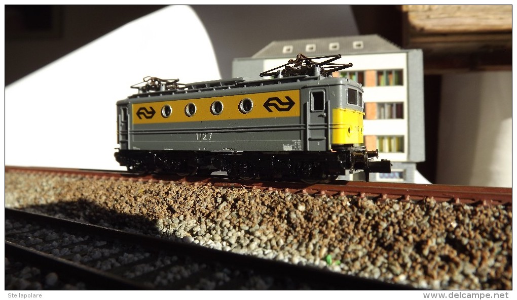 SCALA N ECHELLE - LOCO ELETTRICA MINITRIX 2069 - ELLOK 1127 NS -. N SPUR - Locomotives