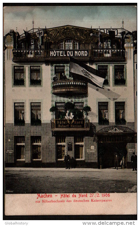 DB5689 - AACHEN - HOTEL DU NORD 27_2_1906 - Aachen