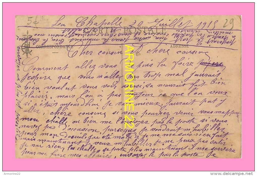 CPA  LEC H De GROANEC H COZ  Menhir Retaillé Surmonté D Une Croix - Autres & Non Classés