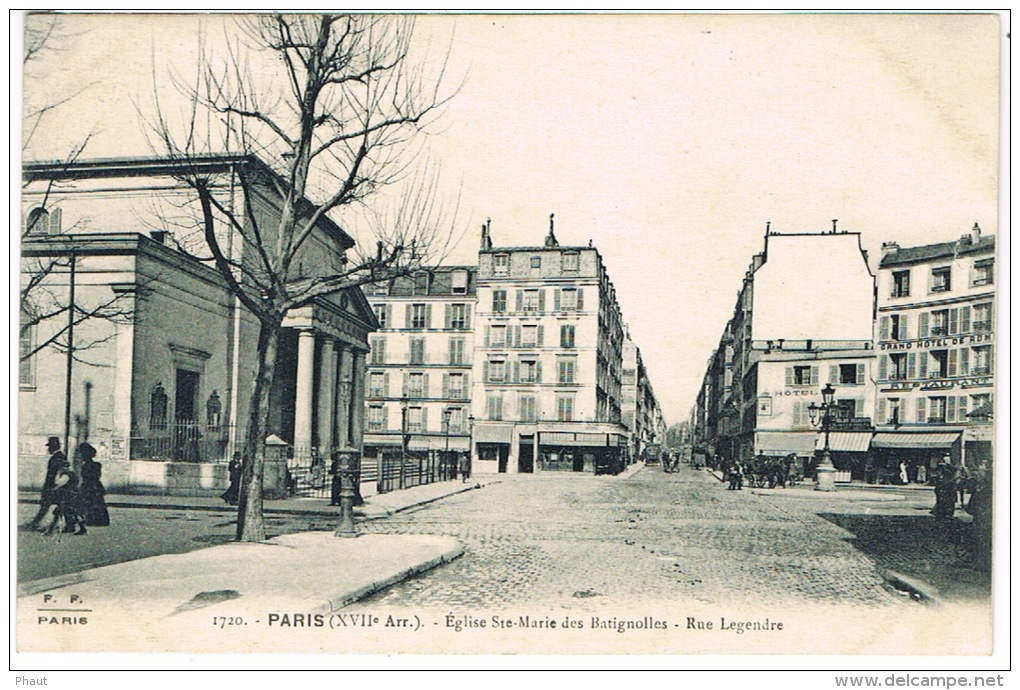 PAIS XVII EGLISE STE MARIE DES BATIGNOLLES RUE LEGENDRE - Arrondissement: 17