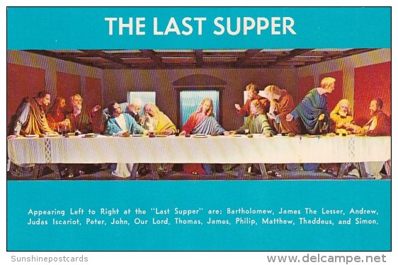 The Last Supper Christus Gardens Gatlinburg Tennessee - Jesus