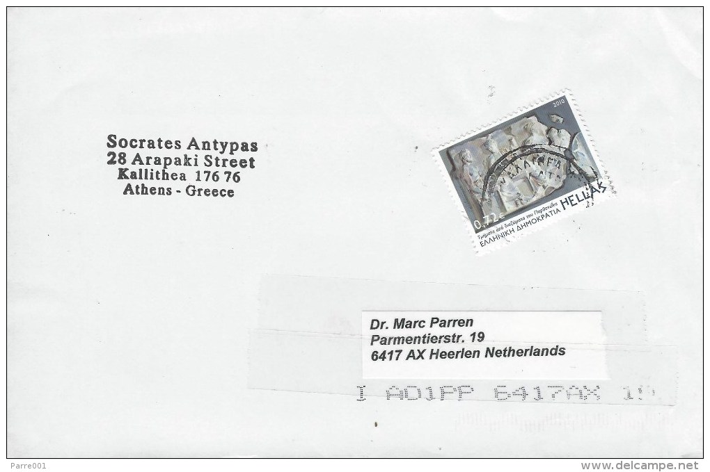 Greece 2011 Athens Greek Temple Archeology Cover - Storia Postale