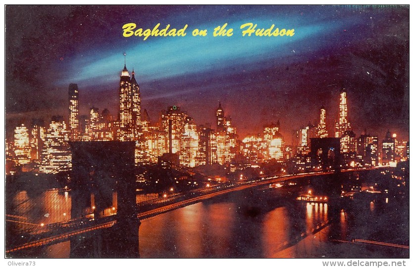 NEW YORK CITY. BROOKLIN BRIDGE - 2 Scans - Brooklyn