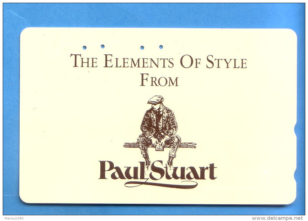 Japan Japon Telefonkarte Télécarte Phonecard - Mode Paul Stuart New York USA  Style - Mode