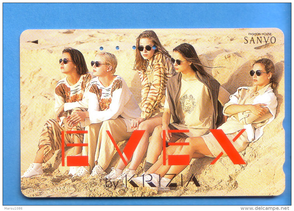 Japan Japon Telefonkarte Télécarte Phonecard - Mode Fashion   Evex By Krizia Frau Girl Femme Women - Mode