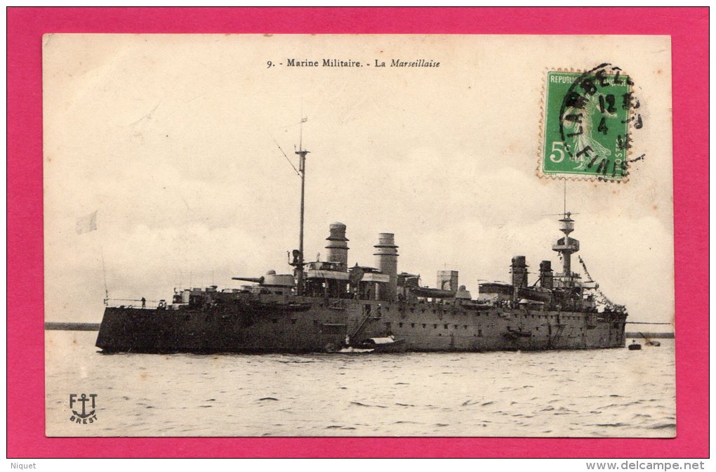 Marine Militaire, Bateau  La MARSEILLAISE, (F. T. Brest) - Matériel