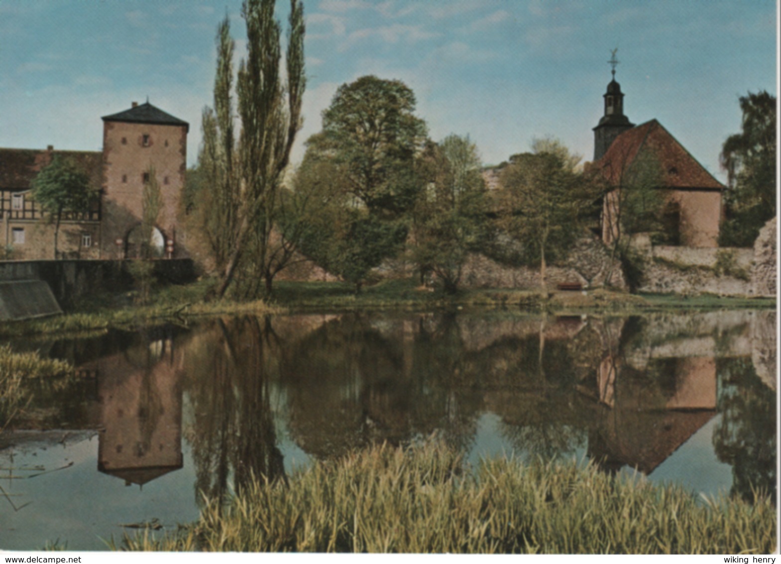 Dreieich Dreieichenhain - Burgweiher Untertor Und Kirche - Dreieich