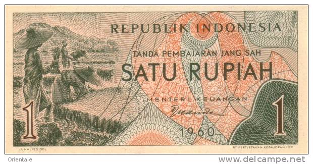 INDONESIA P.  76 1 R 1960 UNC - Indonésie