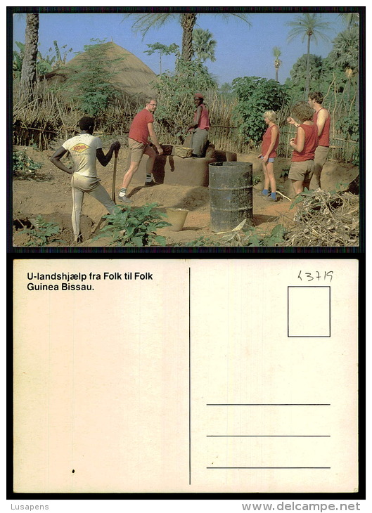 PORTUGAL COR 43719  - GUINÉ - BISSAU - VIVA ESTUDAR E PRODUZIR - Guinea-Bissau