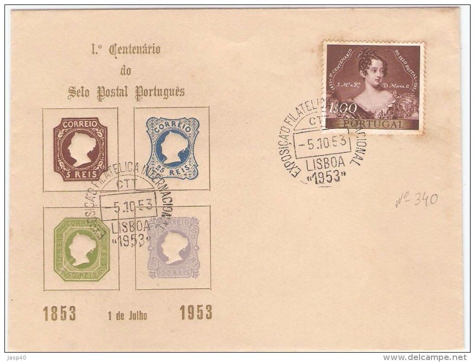 EXPOSIÇÃO FILATELICA 1953 - Storia Postale