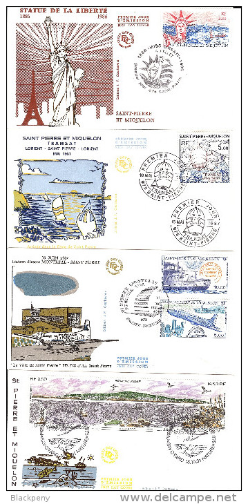 Petit Lots D'enveloppes Premier Jour - FDC