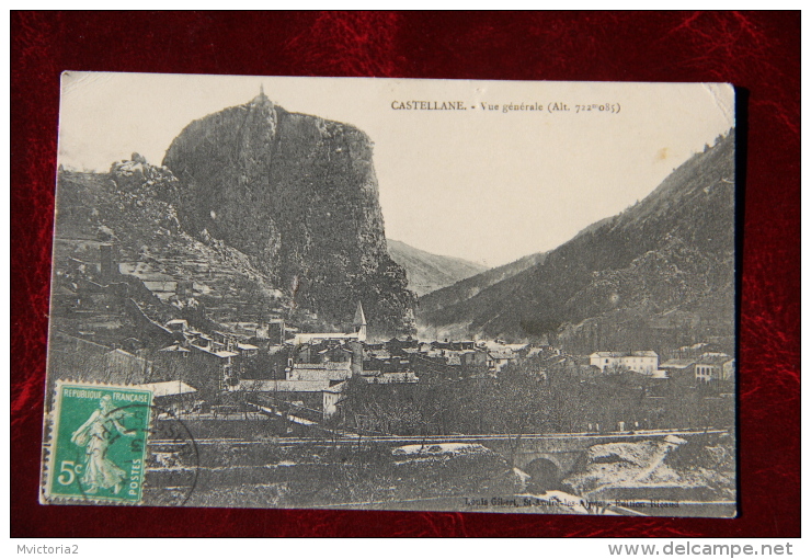 CASTELLANE - Vue Générale - Castellane