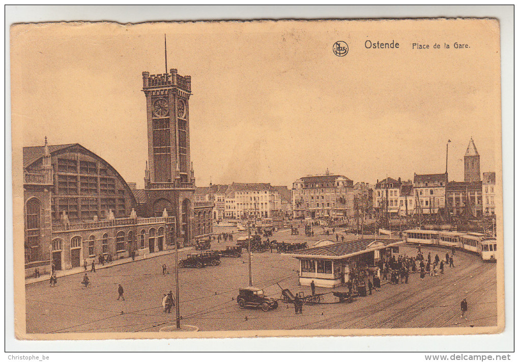 Oostende, Ostende, Place De La Gare, Tram, Tramway  (pk26418) - Oostende