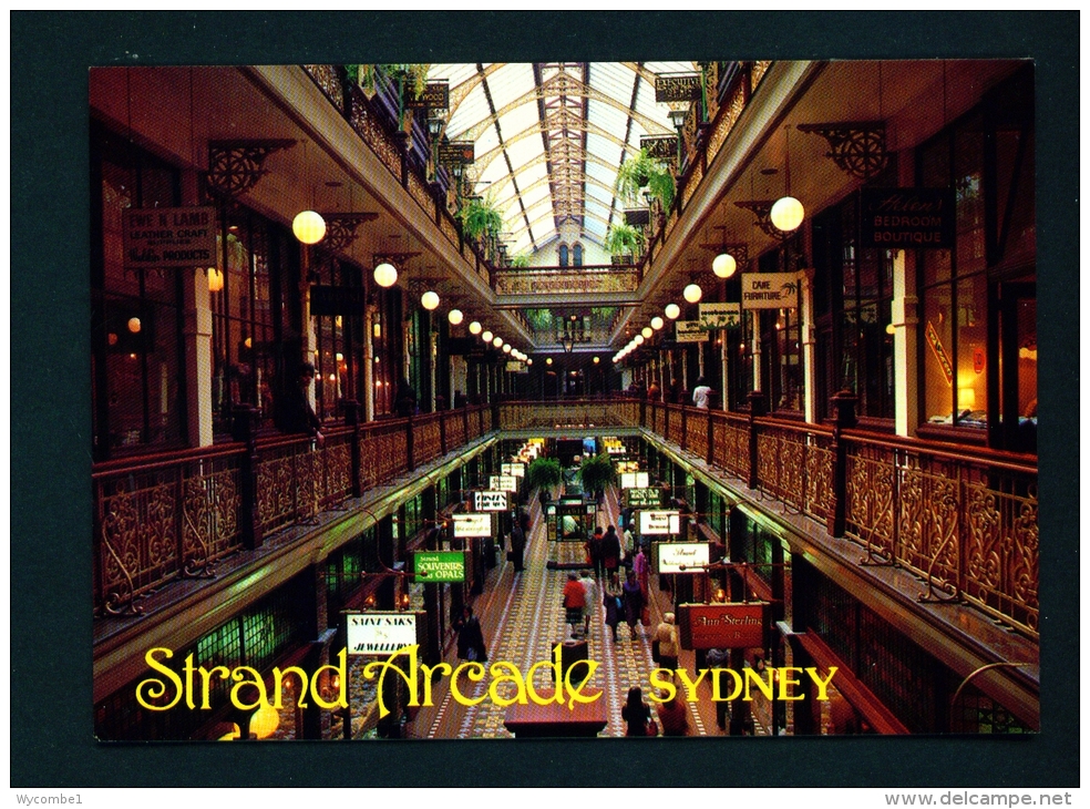 AUSTRALIA  -  Sydney  Strand Arcade  Used Postcard As Scans - Sydney