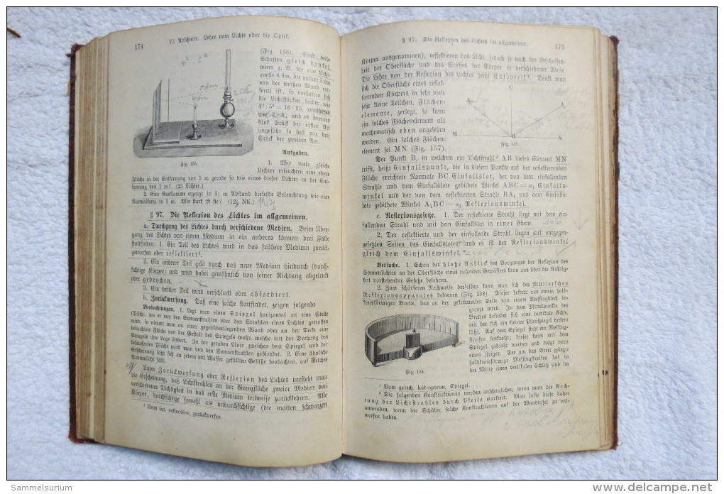 Konrad Fuß Und Georg Hensold "Lehrbuch Der Physik Für Den Schul- Und Selbstunterricht" Von 1906 - School Books