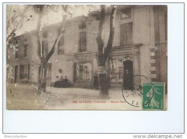 Vaucluse.Lapalud.Maison Heret.Carte En Mauvais état. - Lapalud