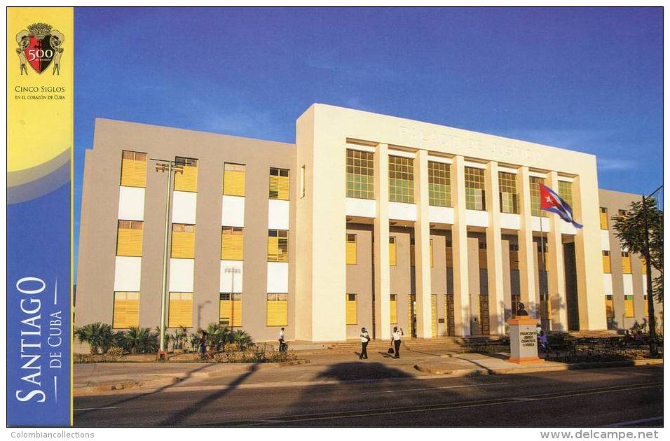 Lote TP74, Cuba, 2015, Entero Postal, Postal Stationary, Santiago, Palacio De Justicia, Courthouse - Tarjetas – Máxima