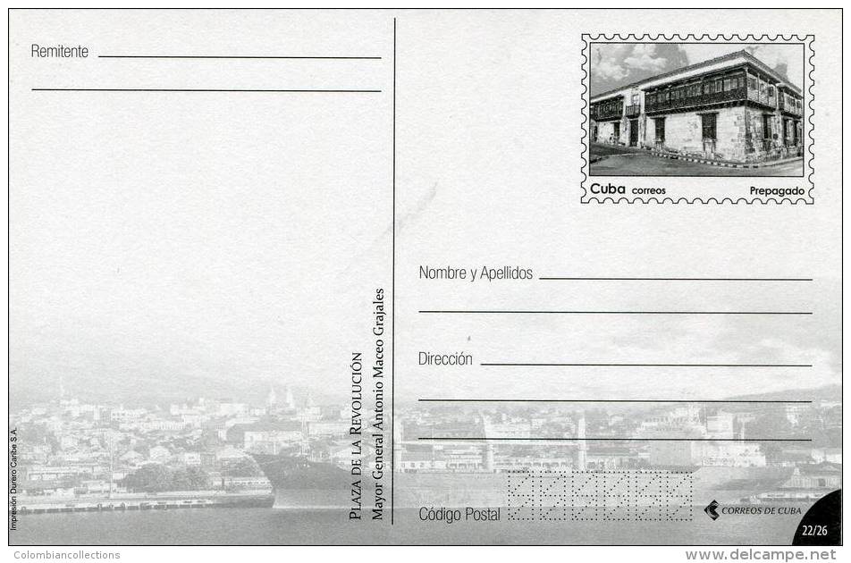 Lote TP83, Cuba, 2015, Entero Postal, Postal Stationary, Santiago, Plaza De La Revolucion, Horse - Cartes-maximum