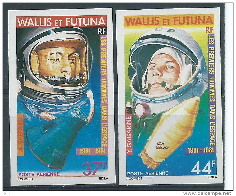 Wallis Et Futuna Non Dentelés PA  N° 108 Et 109 Premiers Hommes Dans L'espace ** - Non Dentellati, Prove E Varietà