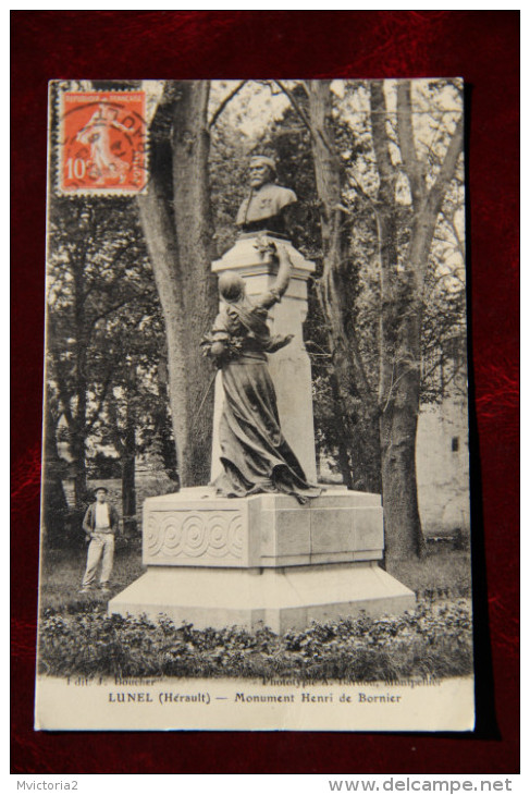 LUNEL - Monument Henri De Bornier - Lunel