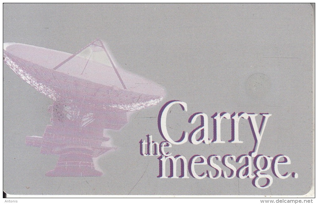 NAMIBIA(chip) - Carry The Message/Satellite Dish, Used - Namibia