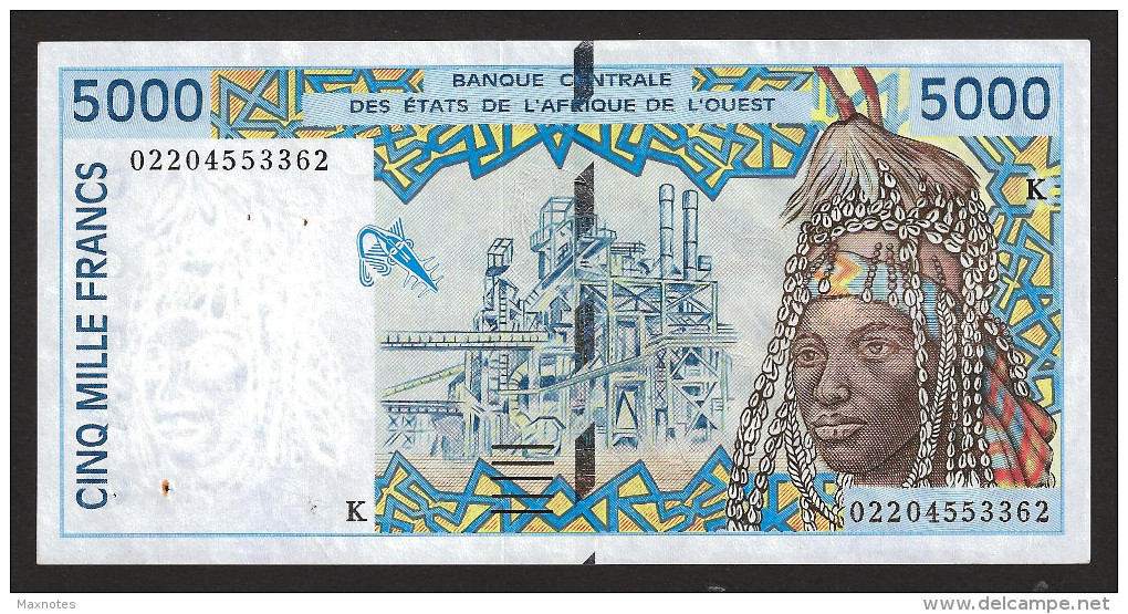 SENEGAL ( West African States) 5000 Francs 2002 - P713Kl  - (see Scan) - Senegal