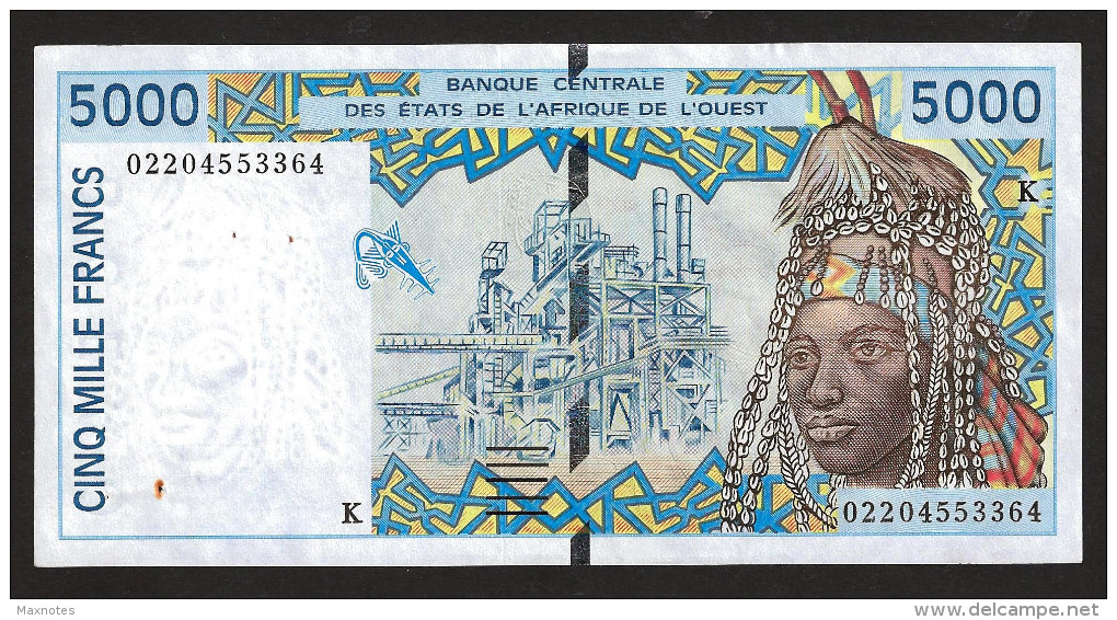 SENEGAL ( West African States) 5000 Francs 2002 - P713Kl  - (see Scan) - Sénégal
