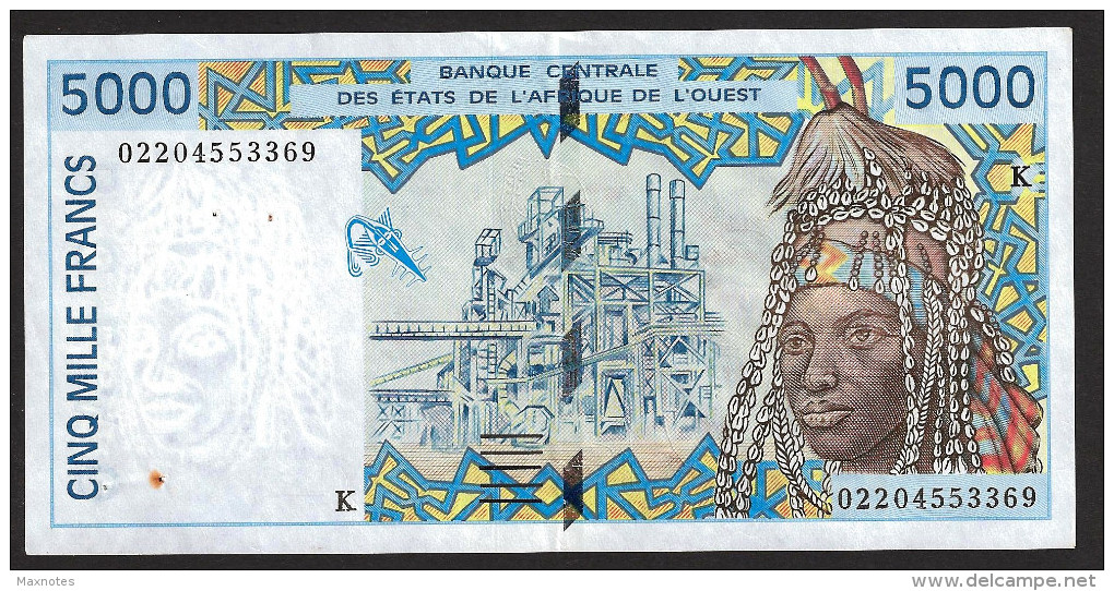 SENEGAL ( West African States) 5000 Francs 2002 - P713Kl  - (see Scan) - Sénégal