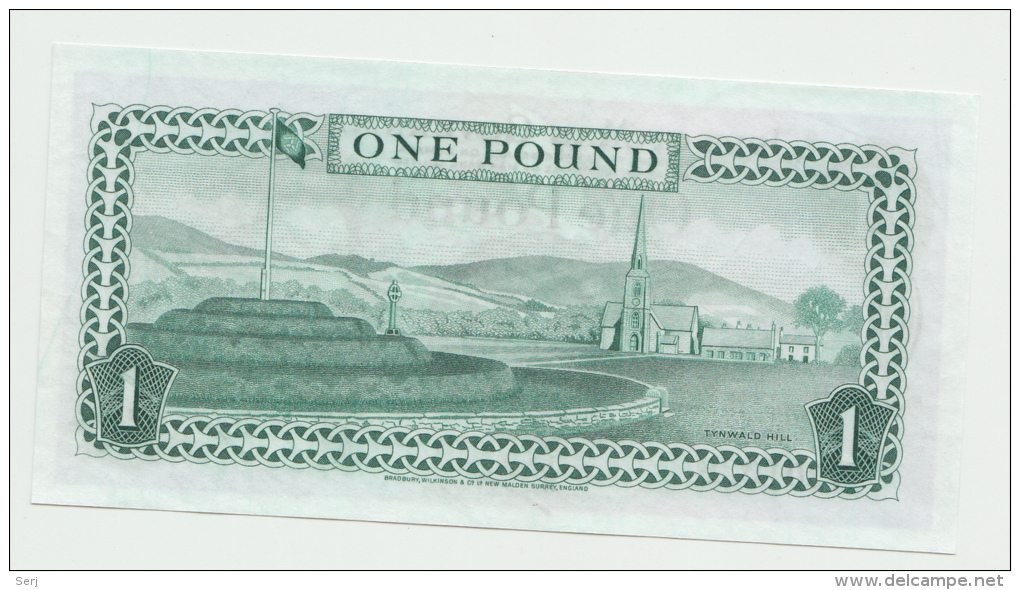 Isle Of Man 1 Pound 1983 AUNC++ P 38 - 1 Pound