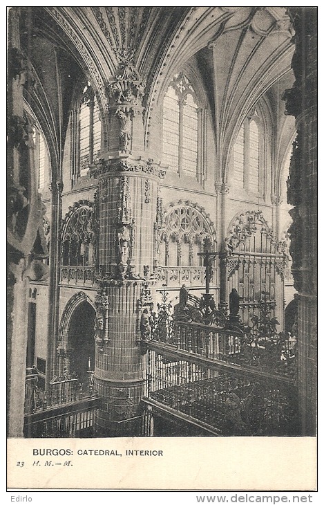 Catedral Interior BURGOS  Unused - Burgos