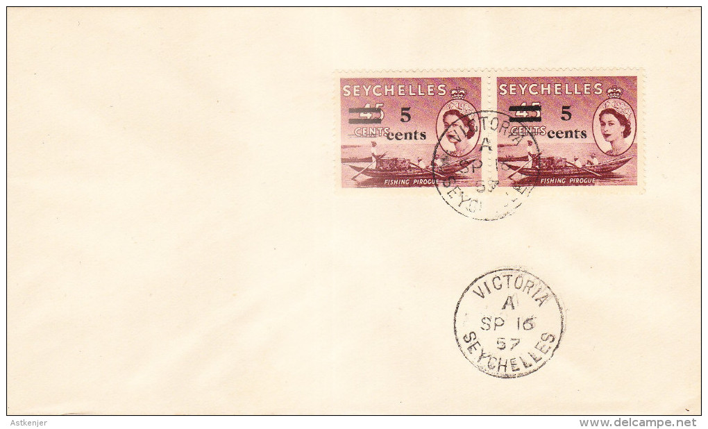 FDC SEYCHELLES - 16.04.1968 - Seychelles (1976-...)