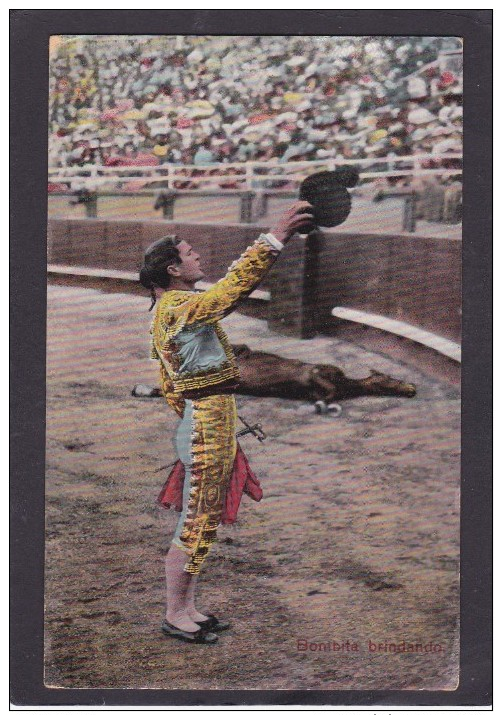 Antique Postcard Of:Bull Fighting,Bombita Brindando Spain.,S42. - Other & Unclassified