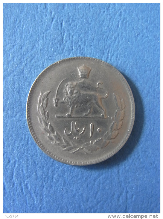 MONNAIE IRAN / 10 RIAL / EPOQUE IMPERIALE / SHAH - Iran