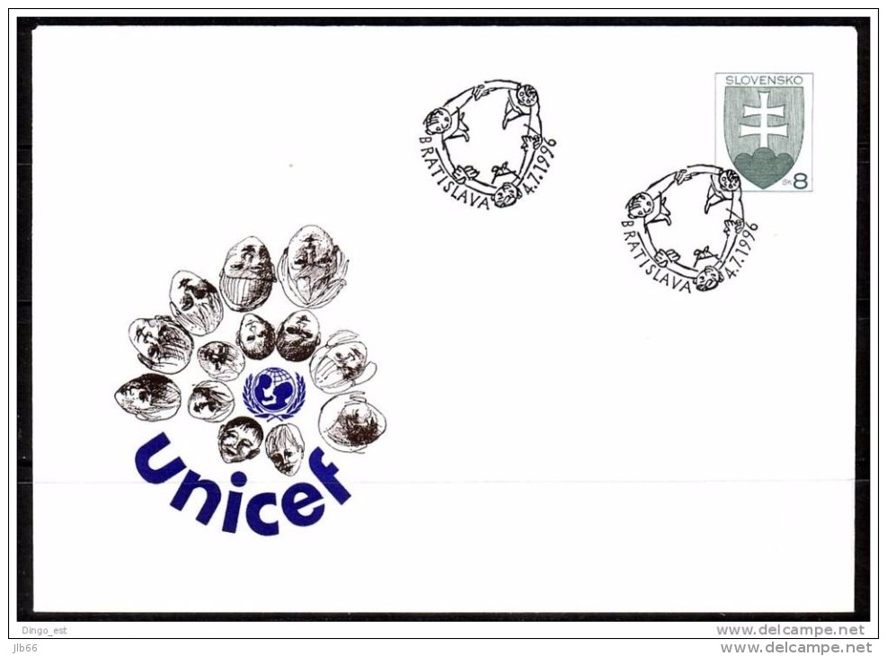 1996 : 50 ème Anniversaire De La Création De L' UNICEF Oblitéré COB 11 Michel U 11 - Covers