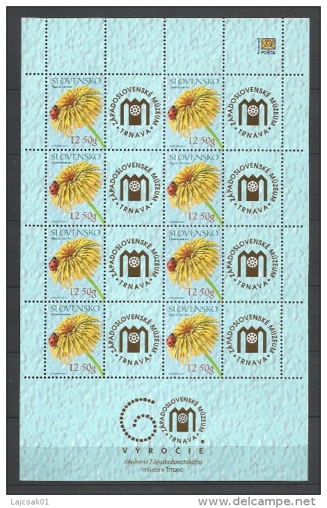 Slovakia 2014.  Zapadoslovenske Muzeum Trnava MNH Sheet Ladybird - Ungebraucht